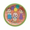 CoComelon 7" / 17cm Paper Plates - 8 Pack 2 CoComelon 7" / 17cm Paper Plates - 8 Pack -Plush & Soft Toys Sales BA 543258