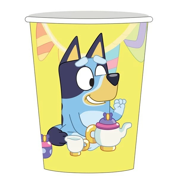 Bluey 250ml Paper Cups - 8 Pack 3 Bluey 250ml Paper Cups - 8 Pack