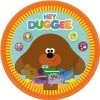 Hey Duggee 23cm Round Paper Plates - 8 Pack -Plush & Soft Toys Sales BA 9908517