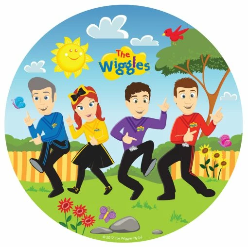 The Wiggles 23cm Round Paper Plates 8 Pack -Plush & Soft Toys Sales BA000013