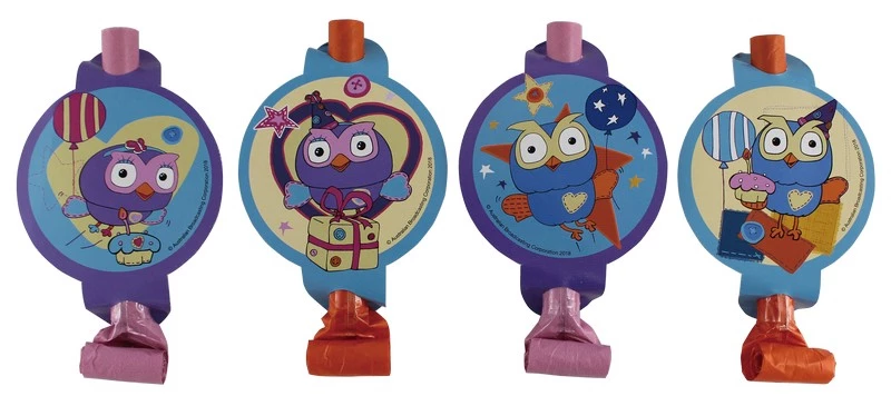 ABC Kids Giggle And Hoot Party Blowouts 8 Pack 3 ABC Kids Giggle And Hoot Party Blowouts 8 Pack