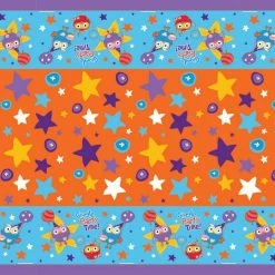 ABC Kids Giggle And Hoot Plastic Tablecover 2.4m X 1.3m