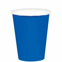 Amscan Party Supplies Paper Cups 266ml Blue 20 Pack