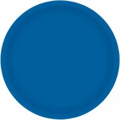 Amscan Party Supplies Paper Plates Round 20cm Blue 8 Pack