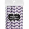 Amscan Party Supplies Paper Straws Purple 24 Pack -Plush & Soft Toys Sales BA000096