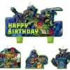 Rise Of The Teenage Mutant Ninja Turtles Birthday Candle Set