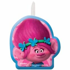 Trolls Happy Birthday Mini Moulded Candle Set -Plush & Soft Toys Sales BA000153 1