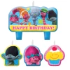 Trolls Happy Birthday Mini Moulded Candle Set -Plush & Soft Toys Sales BA000153
