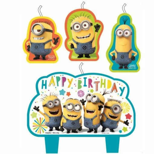Despicable Me Birthday Candle Set -Plush & Soft Toys Sales BA000154