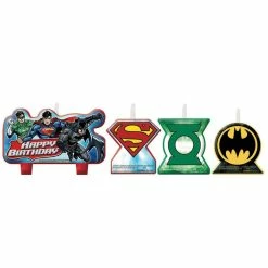 Justice League Birthday Candle Set