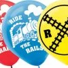 Amscan Party Supplies Trains 30cm Latex Balloon