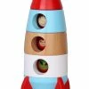 Discoveroo: Magnetic Stacking Rocket Blue And White -Plush & Soft Toys Sales BB000055