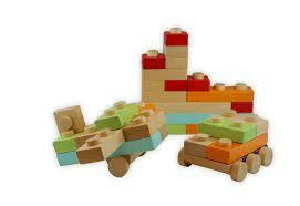 Discoveroo 17 Piece Chunky Wood Block Set 3 Discoveroo 17 Piece Chunky Wood Block Set