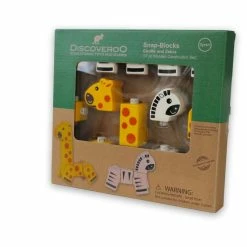 Discoveroo Snap - Blocks Giraffe And Zebra 17pc -Plush & Soft Toys Sales BB000061 2