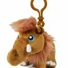 CA Australia Dino Mights Mammoth Clip On Plush Toy 8cm Brown -Plush & Soft Toys Sales CA000244MAMMOTH