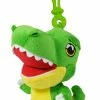 CA Australia Dino Mights T-Rex Clip On Plush Toy 8cm Green -Plush & Soft Toys Sales CA000244TREX