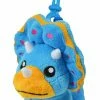 CA Australia Dino Mights Tricerotps Clip On Plush Toy 8cm Blue -Plush & Soft Toys Sales CA000244TRICEROTOPS