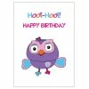Giggle & Hoot ABC Kids Hootabelle Birthday Card 11cm X 15cm 2 Giggle & Hoot ABC Kids Hootabelle Birthday Card 11cm X 15cm -Plush & Soft Toys Sales CB000005