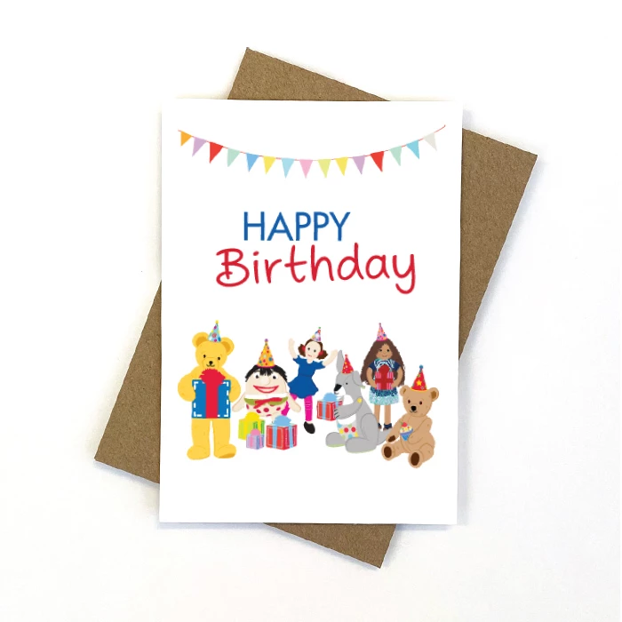 ABC Kids Play School Birthday Card 11cm X 15cm 3 ABC Kids Play School Birthday Card 11cm X 15cm