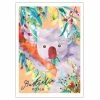 Candle Bark Creations Among The Gum Trees Sleepy Koala Greeting Card 11cm X 15cm -Plush & Soft Toys Sales CB000020