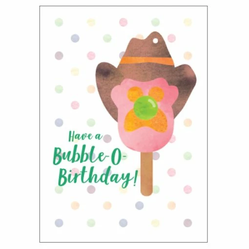 Candle Bark Creations Matilda's Milk Bar Cowboy Ice Cream Birthday Card 11cm X 15cm -Plush & Soft Toys Sales CB000030
