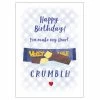Candle Bark Creations Matilda's Milk Bar Violet Crumble Birthday Card 11cm X 15cm -Plush & Soft Toys Sales CB000038