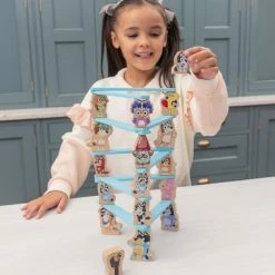 Bluey Wooden Stacking Game 10 Bluey Wooden Stacking Game -Plush & Soft Toys Sales JA BLU255C 3