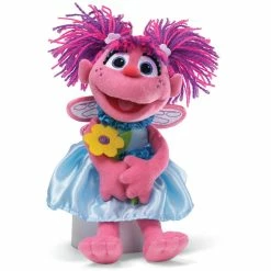 Sesame Street Abby Cadabby Holding A Flower Plush Toy 28cm