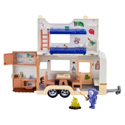 Bluey's Caravan Adventures Playset With Jean Luc