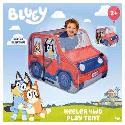 Bluey Heeler Family 4WD Pop Up Play Tent