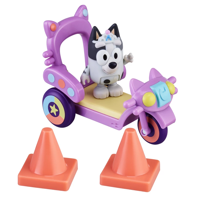 Bluey Muffin's Cat Squad Bike Playset With Muffin Figurine 4 Bluey Muffin's Cat Squad Bike Playset With Muffin Figurine - Image 2