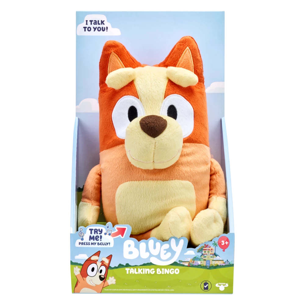 Bluey's Talking Bingo Plush 30cm 4 Bluey's Talking Bingo Plush 30cm - Image 2