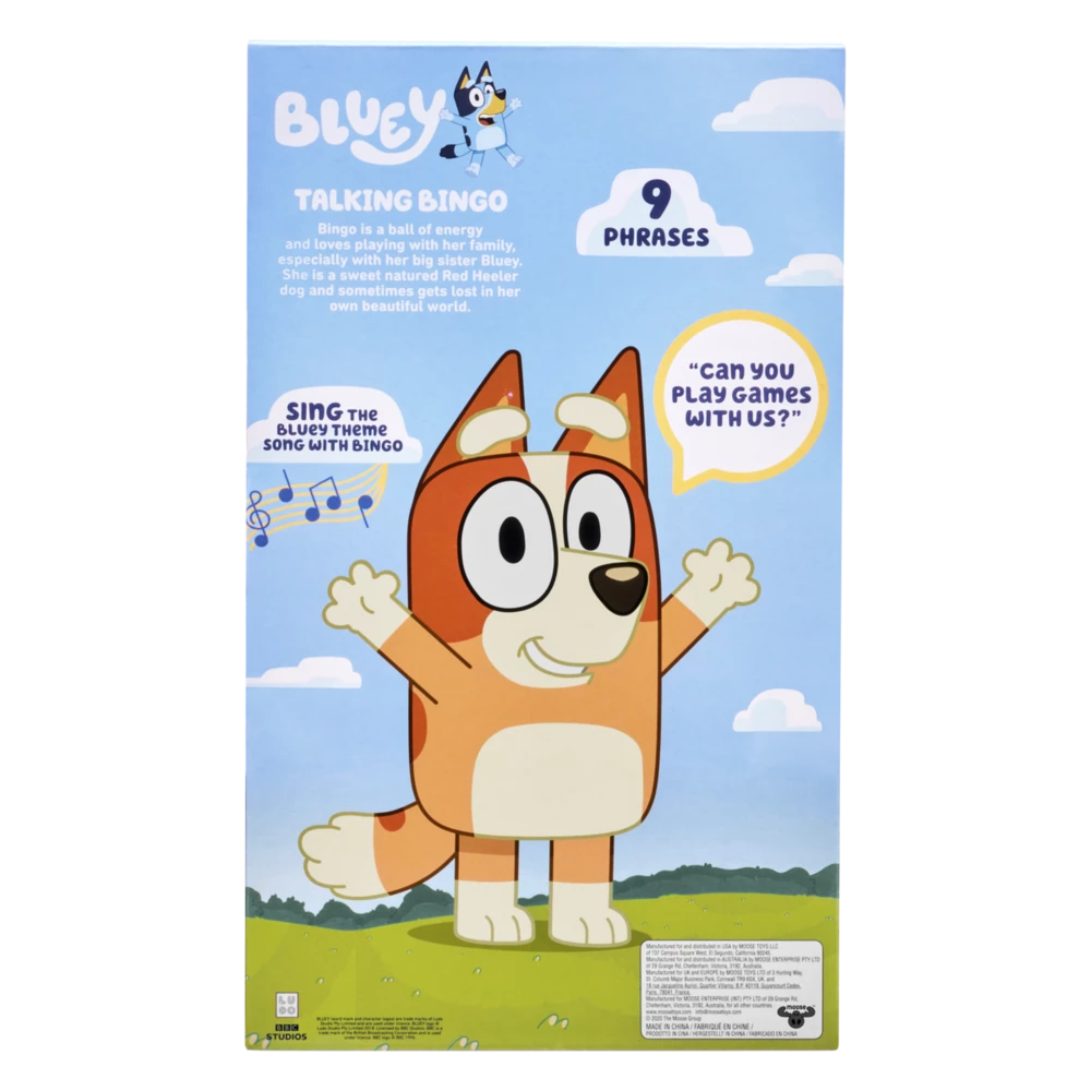 Bluey's Talking Bingo Plush 30cm 5 Bluey's Talking Bingo Plush 30cm - Image 3