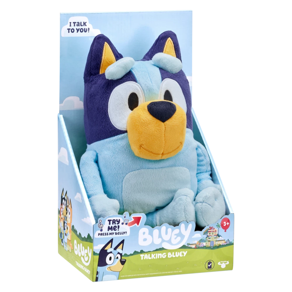 Talking Bluey Plush - 33cm 5 Talking Bluey Plush - 33cm - Image 3