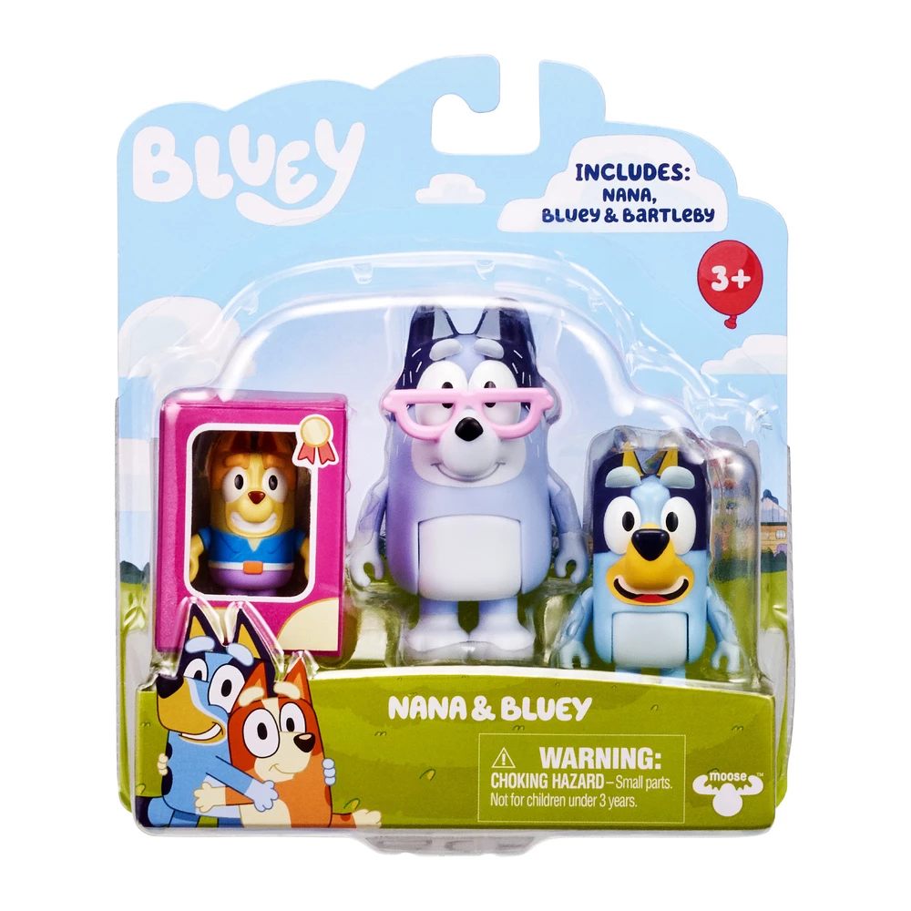 Bluey Christmas Swim Figure 2-Pack: Nana, Bluey & Bartleby 4 Bluey Christmas Swim Figure 2-Pack: Nana, Bluey & Bartleby - Image 2