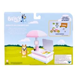 Bluey Ice Cream Cart With Bingo Figurine Vehicle Playset -Plush & Soft Toys Sales MO 17161CART 3