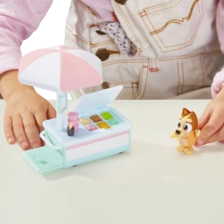 Bluey Ice Cream Cart With Bingo Figurine Vehicle Playset -Plush & Soft Toys Sales MO 17161CART 4