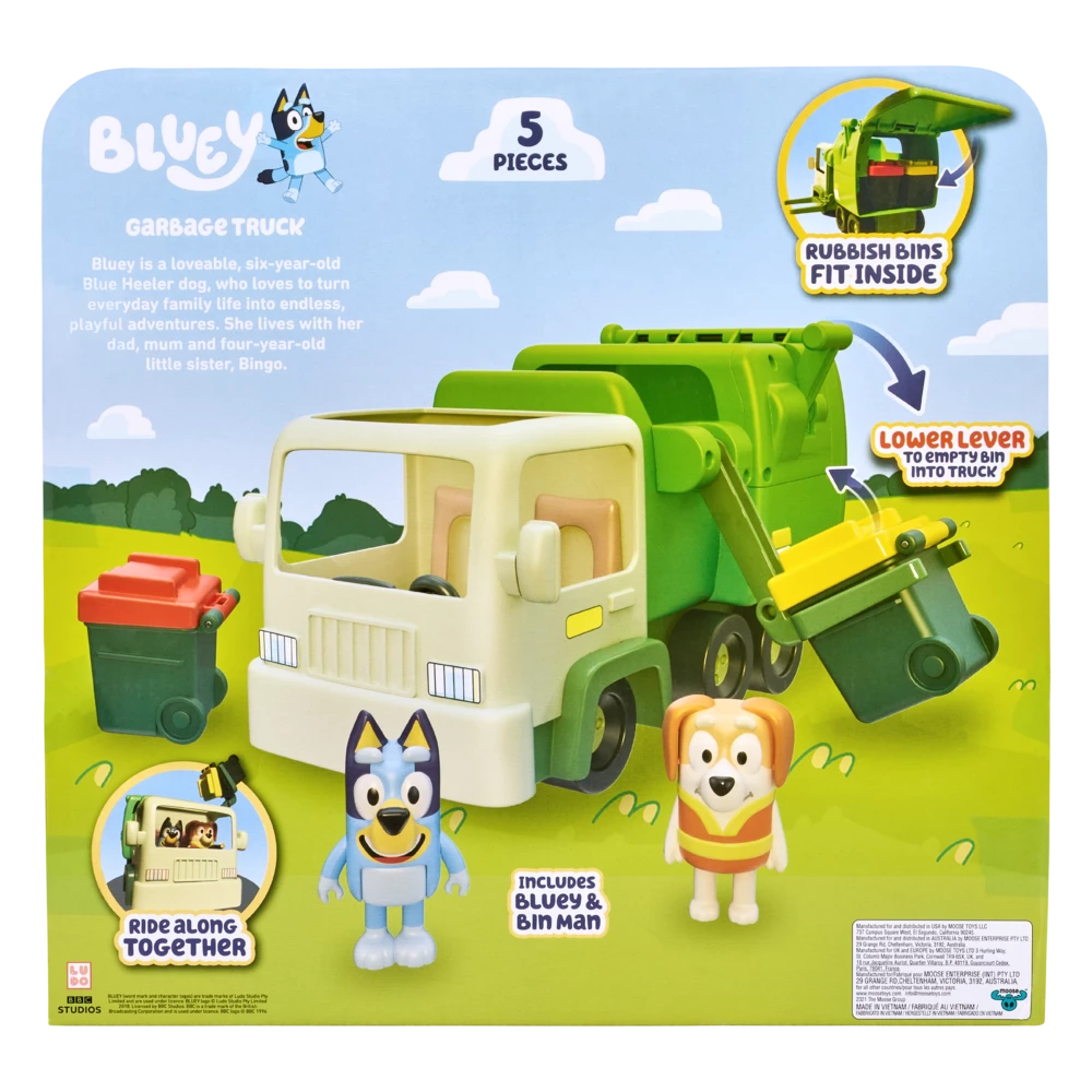 Bluey Bin Night Garbage Truck Playset 7 Bluey Bin Night Garbage Truck Playset - Image 5