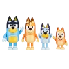 Bluey & Family New Expressions Mini Figurines 4 Pack 7.5cm -Plush & Soft Toys Sales MO 17195