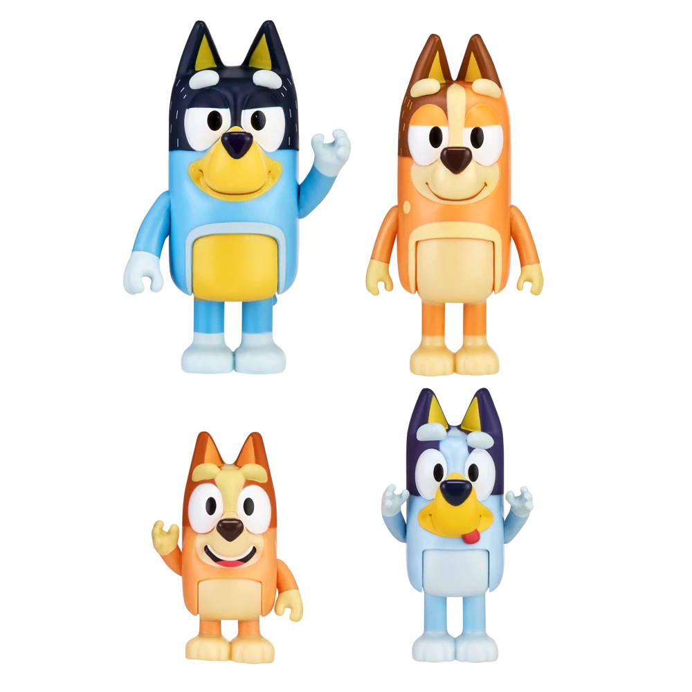 Bluey & Family New Expressions Mini Figurines 4 Pack 7.5cm 5 Bluey & Family New Expressions Mini Figurines 4 Pack 7.5cm - Image 3