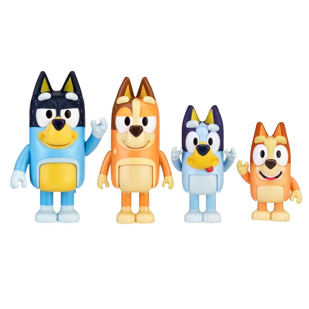 Bluey & Family New Expressions Mini Figurines 4 Pack 7.5cm 3 Bluey & Family New Expressions Mini Figurines 4 Pack 7.5cm