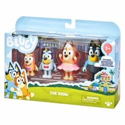 Bluey The Show Family Figurines 4 Pack -Plush & Soft Toys Sales MO 17338 17340 2