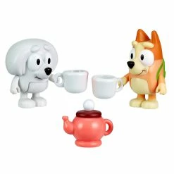 Bluey School Friends Tea Party With Lila & Bingo Figurines 2 Pack
