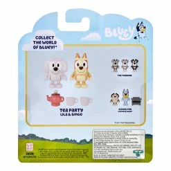 Bluey School Friends Tea Party With Lila & Bingo Figurines 2 Pack -Plush & Soft Toys Sales MO 17341 LILA 3