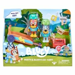 Bluey Rusty & Bluey's Go-Kart Vehicle Playset 8 Bluey Rusty & Bluey's Go-Kart Vehicle Playset -Plush & Soft Toys Sales MO 17356 17357 2