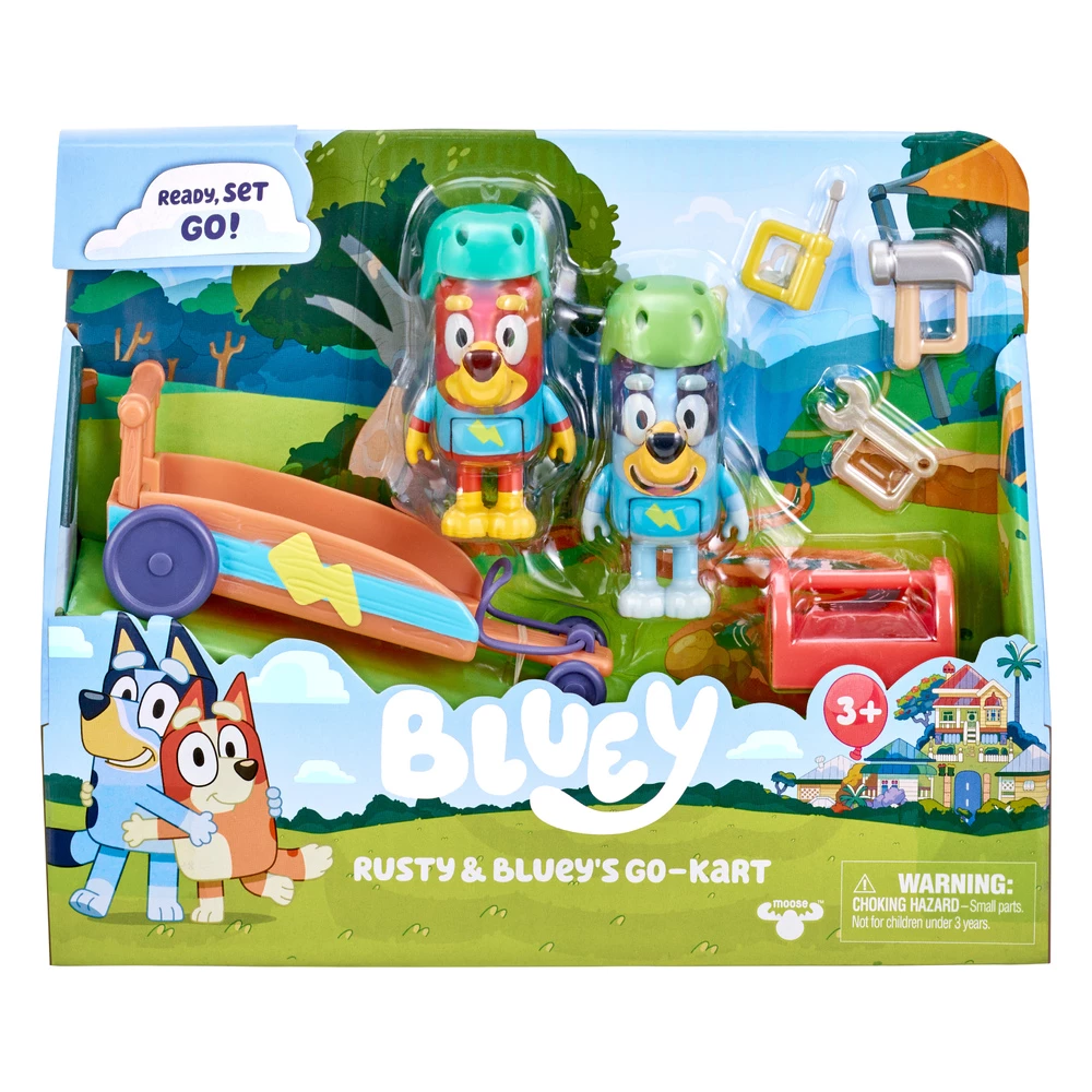 Bluey Rusty & Bluey's Go-Kart Vehicle Playset 5 Bluey Rusty & Bluey's Go-Kart Vehicle Playset - Image 3