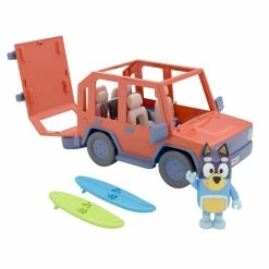 Bluey Campervan & 4WD Family Vehicle Playset Combo -Plush & Soft Toys Sales MO CAMPERPACK 4