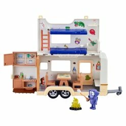 Bluey Campervan & 4WD Family Vehicle Playset Combo -Plush & Soft Toys Sales MO CAMPERPACK 5