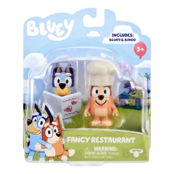 Fancy Restaurant: Bluey & Bingo Season 4 Mini Figurines 2 Pack -Plush & Soft Toys Sales MO000120FANCYREST 2