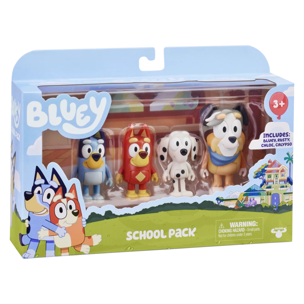 4-Pack Figurines: Bluey, Chloe, Calypso & Rusty 6 4-Pack Figurines: Bluey, Chloe, Calypso & Rusty - Image 4